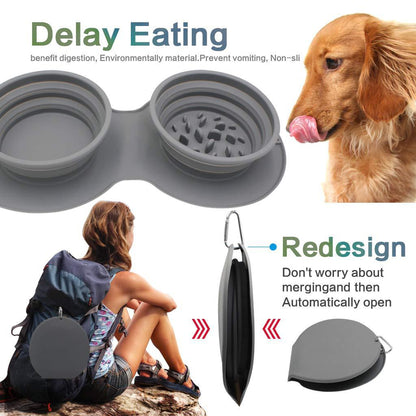 Collapsible Food and Water Bowl