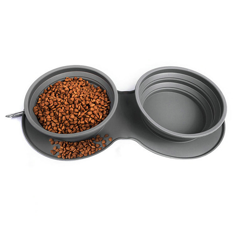 Collapsible Food and Water Bowl